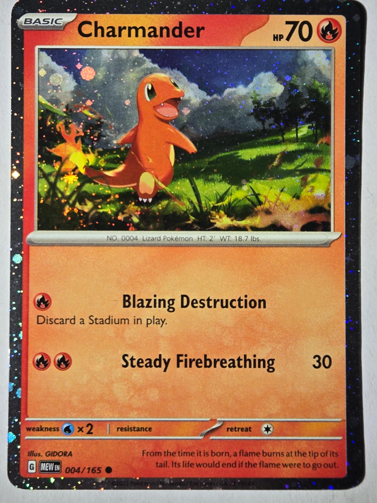 Charmander - 004/165 (Cosmos Holo)